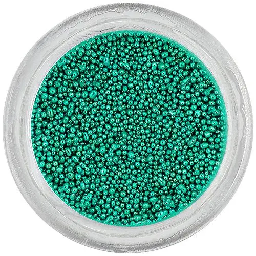 Pearls for nails 0,5mm - azure green