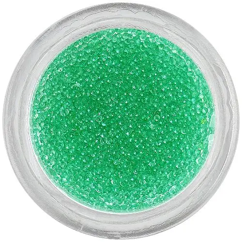 Decorations for nails - 0,5mm pearls, mint green