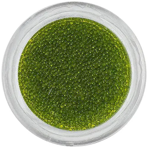 Pearls for nails 0,5mm - olive green