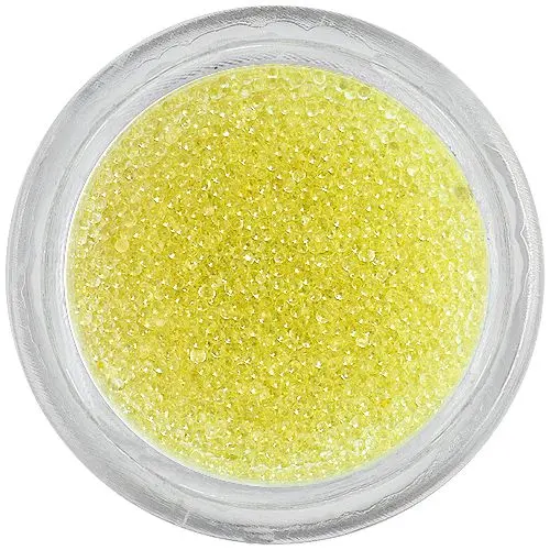 Decorations for nails - 0,5mm pearls, light yellow