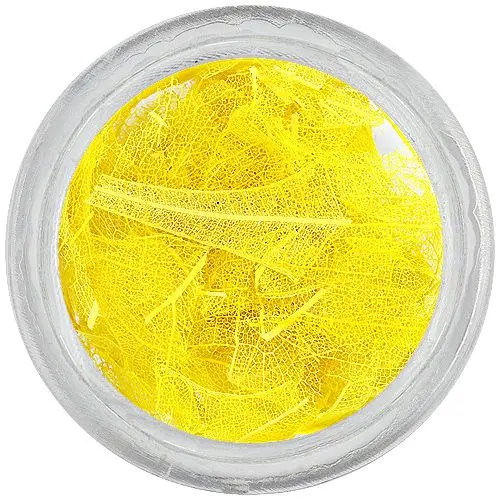 Yellow leaves for nail art – dried
