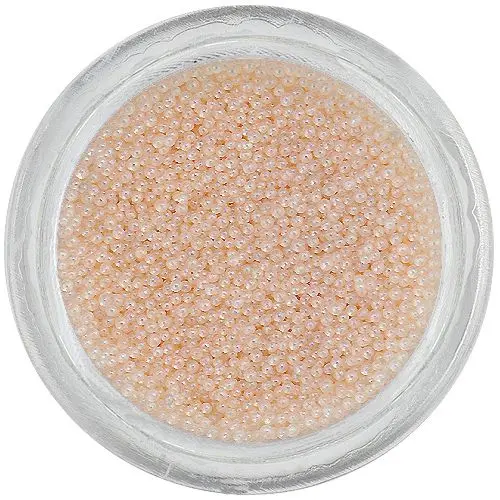 Pearls 0,5mm - apricot colour