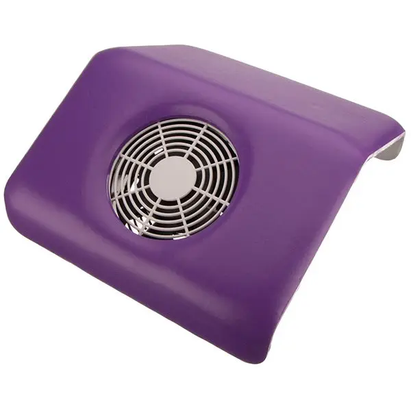 Nail dust collector with a pad - violet