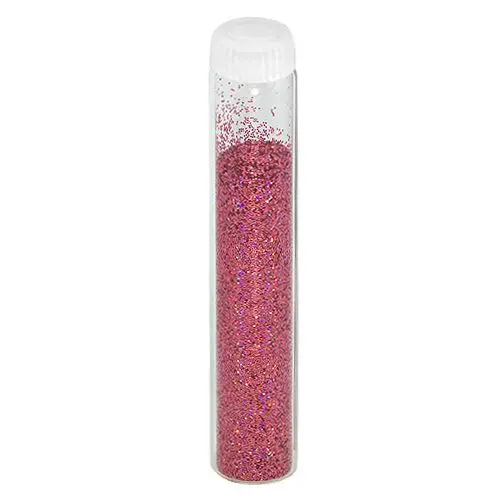 Pink glitter dust powder, hologram