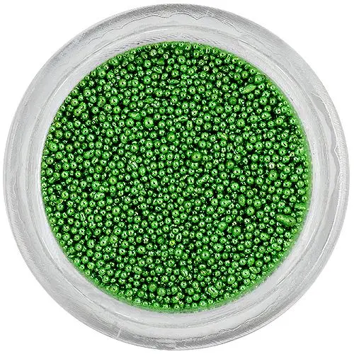 Pearls 0,5mm - shiny green