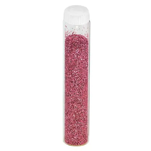 Nail art glitter powder - light pink, metallic