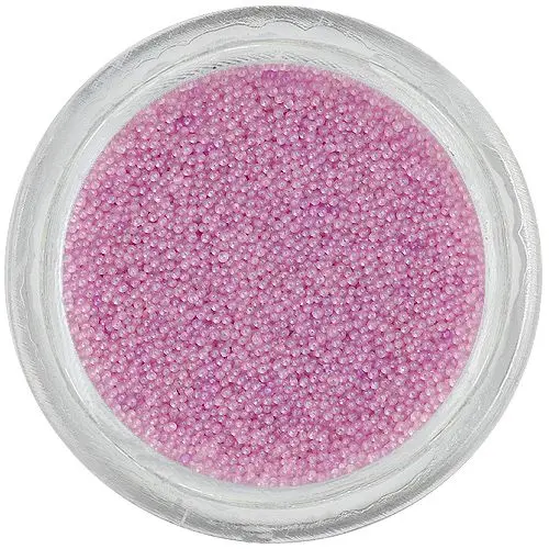 Pearls for nails 0,5mm - purple-pink