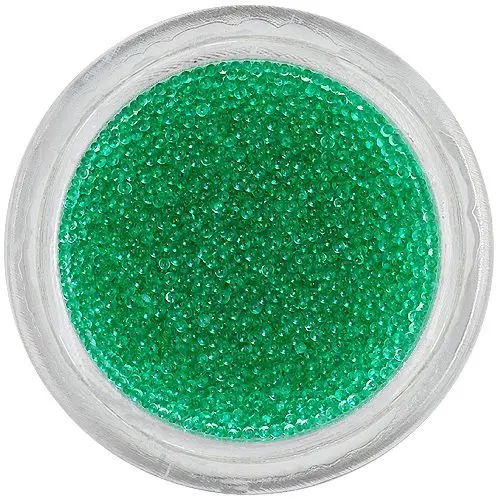 Pearls for nails 0,5mm - bright green