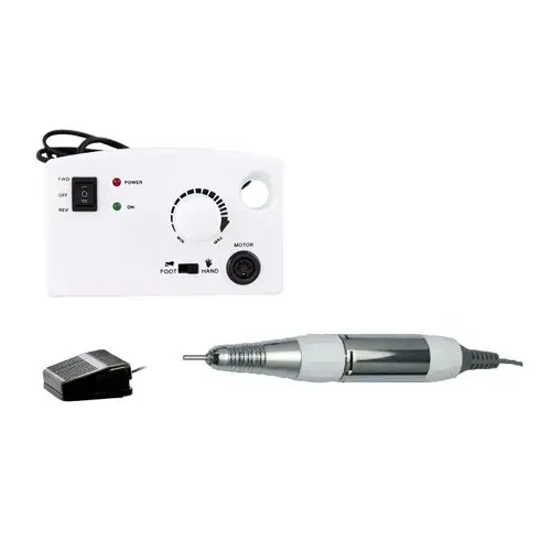 Nail drill with speed control, white - JD4500