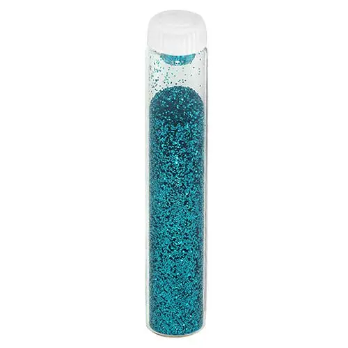 Glitter powder for nails - aquamarine blue
