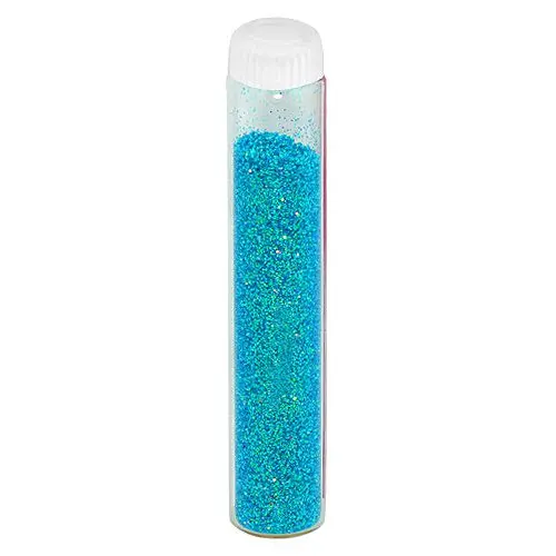Glitter dust for nail art - turquoise blue