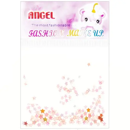 Decorative stars - pearly pink