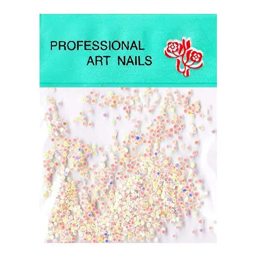 Nail art decoration - circle glitter, pink