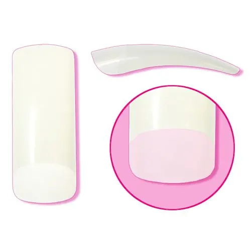 Cosmo Square Natural n.9 - nail tips, 50pcs
