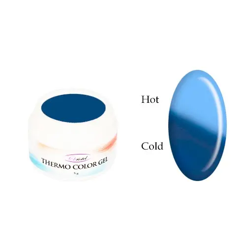 BLUE/LIGHT BLUE - thermo UV colour gel, 5g