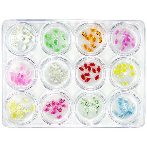 Nail art kit - Diamond 5X3mm, 12pcs