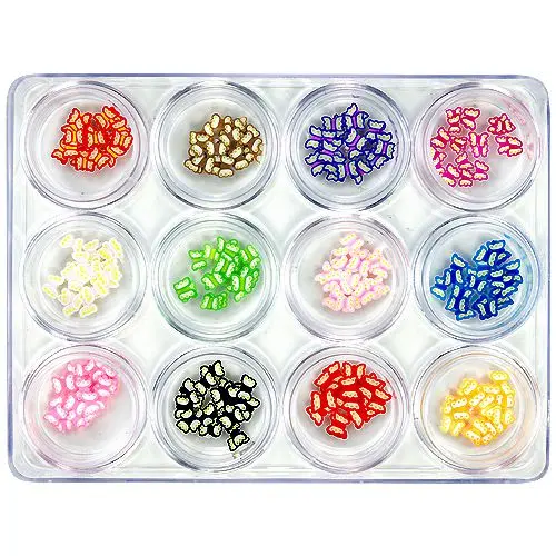 Fimo Nail Art - decorative kit for nails, 12pcs