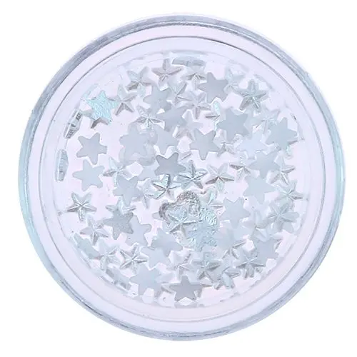 Pearl Stars for Nails -White