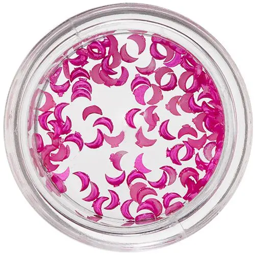 Pearlescent Crescents for Nails - Cyclamen