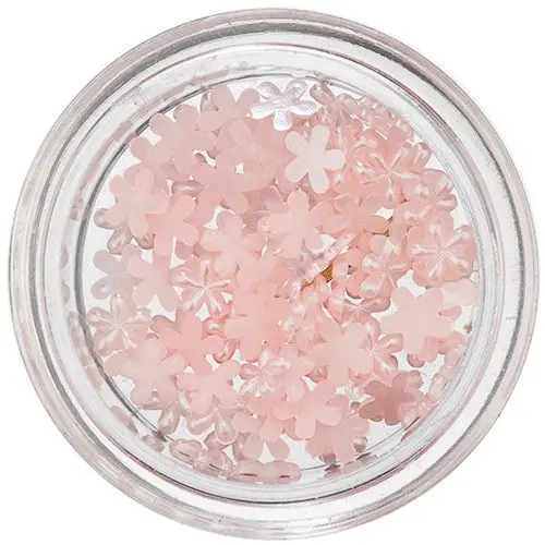Pearl Decorations in Shape of Flower - Soft Pink