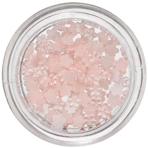 Pearl Flower-Shaped Decorations - Soft Pink