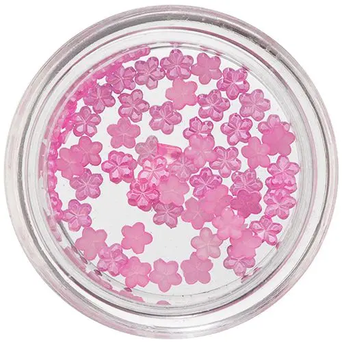 Little Pearlescent Flowers for Nails - Pink