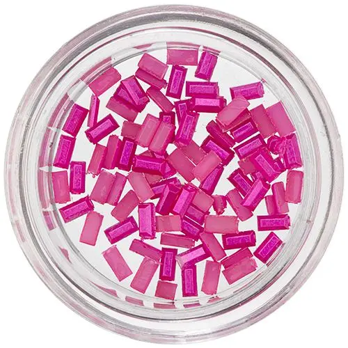 Pearlescent Rectangles for Nails - Cyclamen