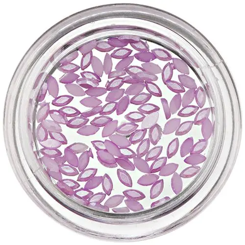 Purple Ovals for Nail Decoration, Pearlescent