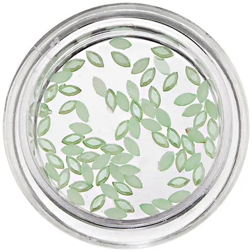 Pearl Ovals for Nails - Light Green