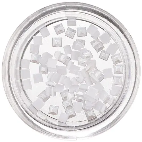 Pearl Squares for Nails - White