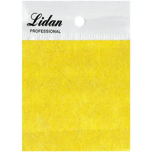 Yellow Decorative Paper for Nails, Glitters