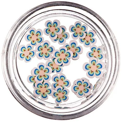Pre - Sliced Flowers - Fimo Nail Art
