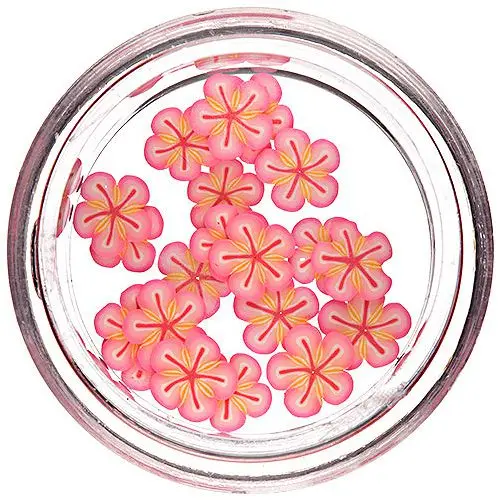 Pre - Sliced Fimo Flowers for Nail Decoration