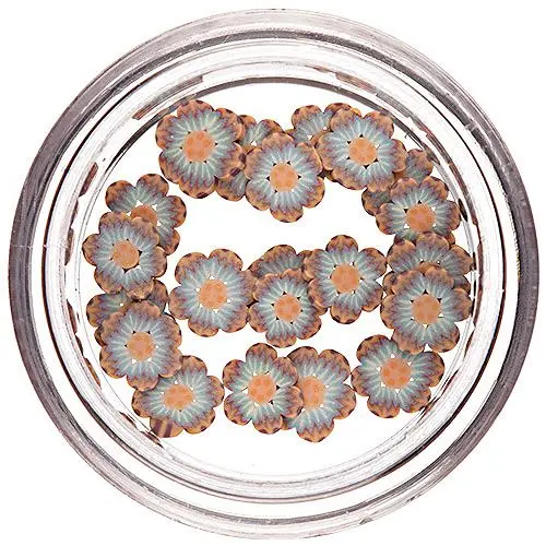 Cut Fimo Flowers for Nail Decoration