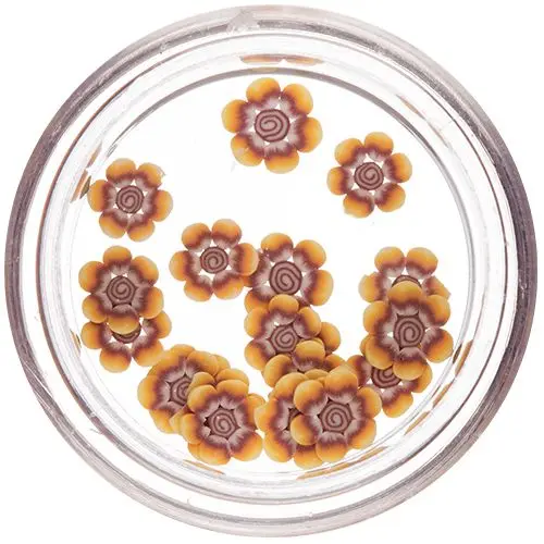 Cut Fimo Flowers for Nail Decoration