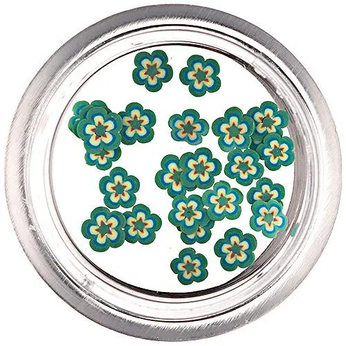 Sliced Flowers - Fimo Nail Art