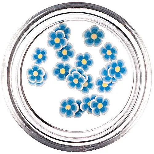 Fimo Nail Decorations - Sliced Flowers