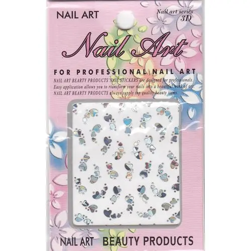 Self-adhesive stickers 3D hologram - hearts