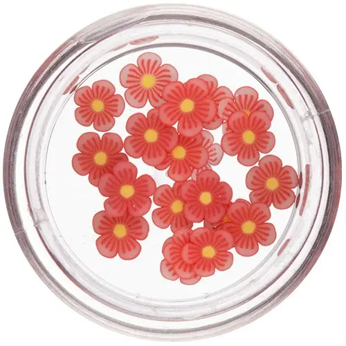 Sliced Flowers - Fimo Nail Art