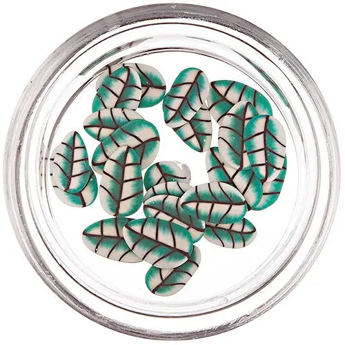 Fimo Nail Decorations - Sliced Leaves