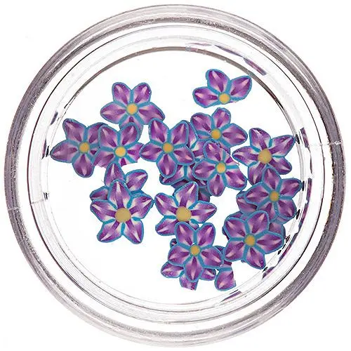 Fimo Nail Decorations - Sliced Flowers