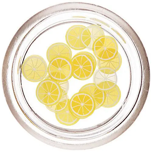 Sliced Lemon for Nail Decoration - Yellow