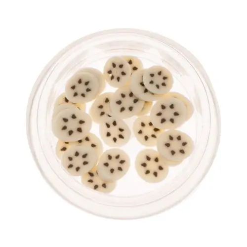 Fimo Nail Decorations - Sliced Banana