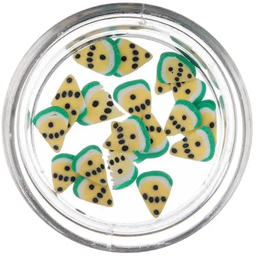 Fruit - Sliced Fimo Nail Art, Jackfruit