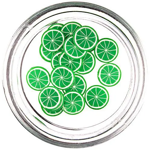 Cut Lime for Nail Decoration - Green