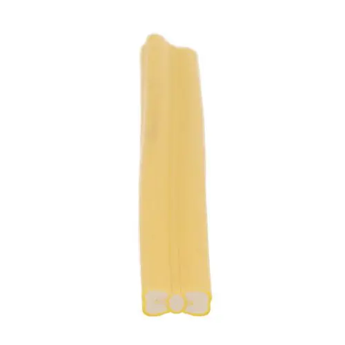 Fimo Nail Decoration in Yellow - White Colour - Stick, Bow