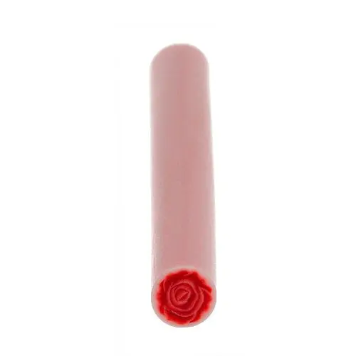 Fimo Stick - Pink Flower in Circle