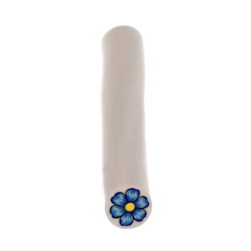 Blue Flower - Stick, Fimo Nail Art