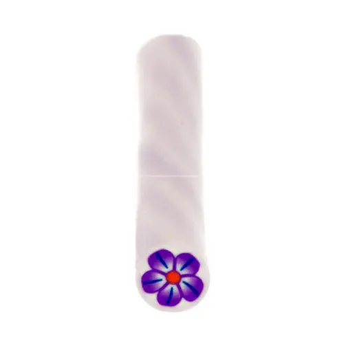 Fimo Decoration - Cane, Purple - Blue Flower