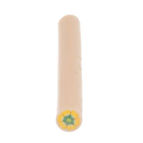 Decorative Fimo Cane for Nail Decoration - Yellow Flower